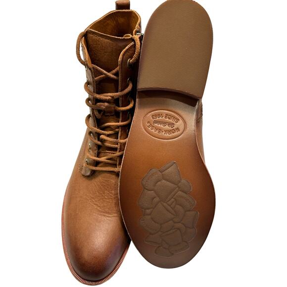 Kork Ease Violeta Bootie - Chic Lace-Up Walker Women's Size 8.5 M Brown Terra - Picture 8 of 8